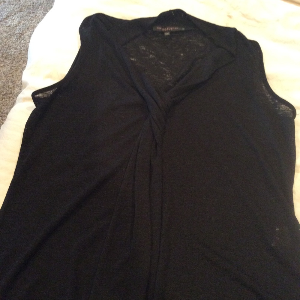 Black tank blouse